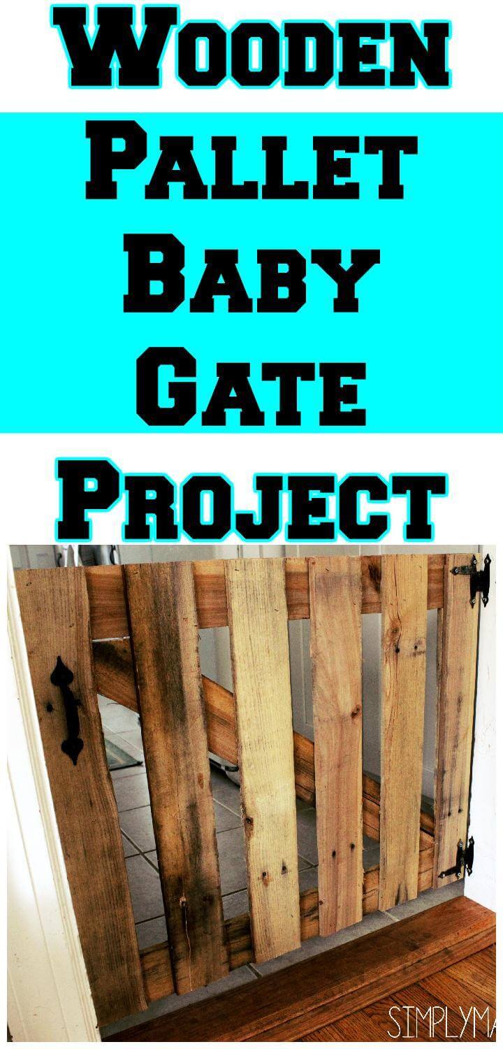 30 Best DIY Baby Gate Tutorials on Cheap Budget DIY & Crafts