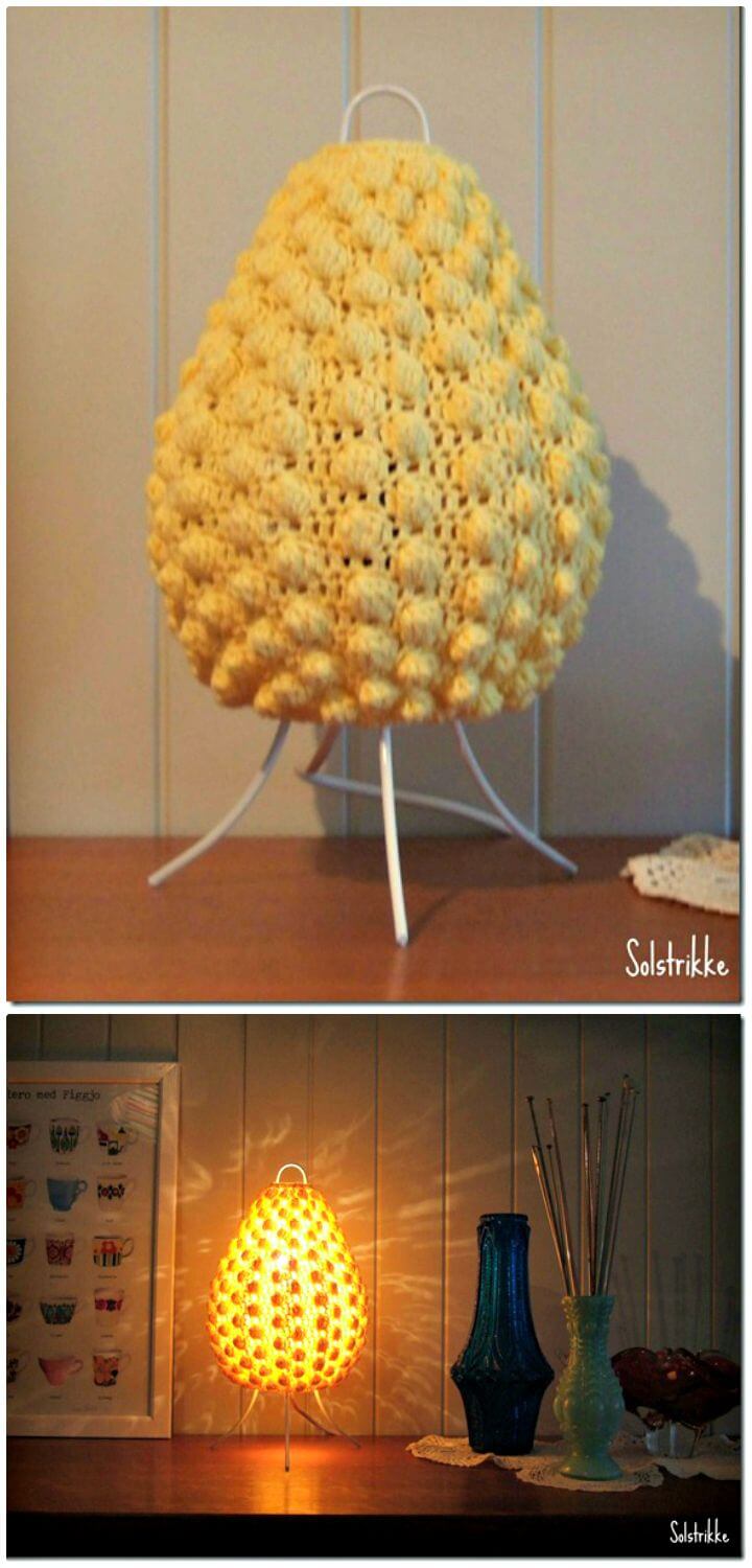 12 Free Crochet Lampshade Patterns to Light Up Your Home DIY & Crafts