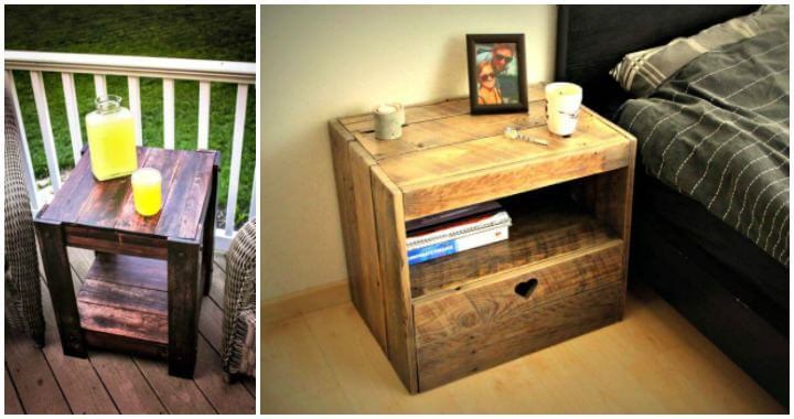 Pallet on sale end tables