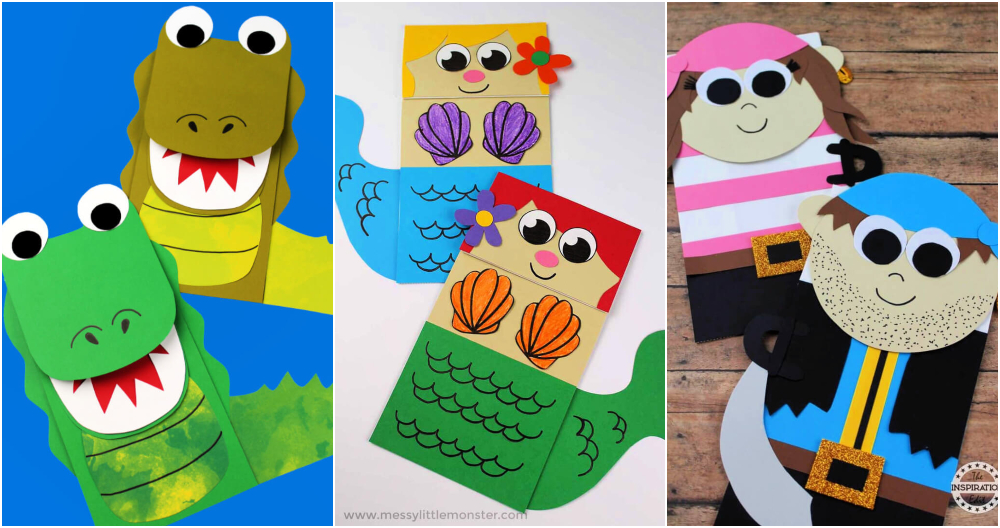 Paper Frog Puppet Craft  Printables 4 Mom