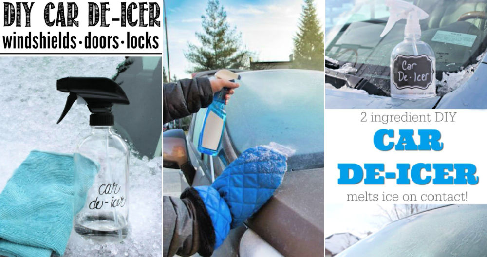 10 Homemade DIY De Icer Ideas - Windshield De Icer Spray