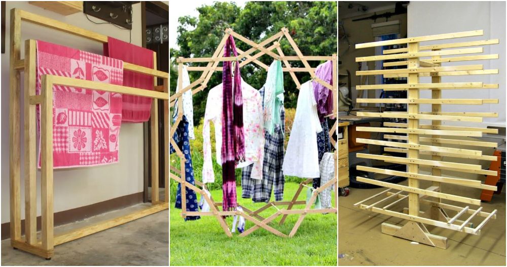 25 DIY Drying Rack Ideas (Indoor and Outdoor)