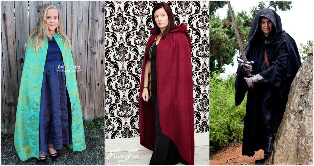 17 DIY Hooded Cloak Sewing Patterns (FREE Pattern)