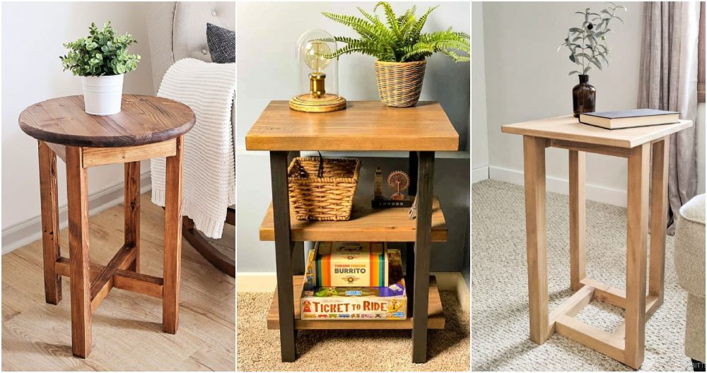 Inexpensive rustic deals end tables