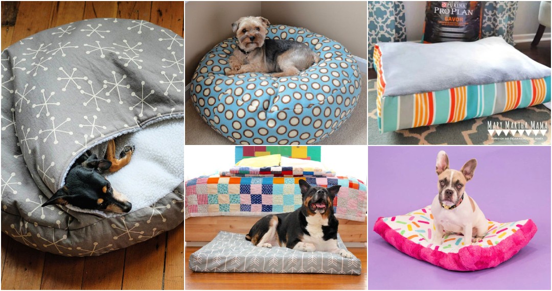 20 Free Dog Bed Patterns (Easy Sewing Pattern)