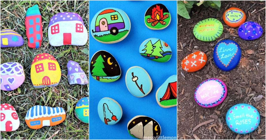 30 Easy Rock Painting Ideas for Beginners