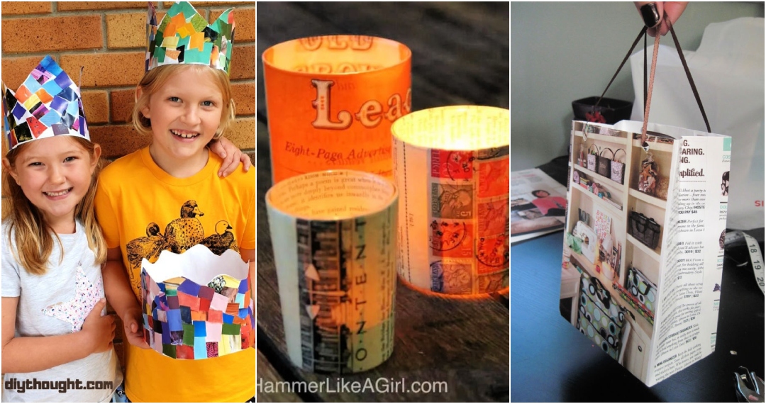 What to Do with Old Magazines: 20 Magazines Craft Ideas