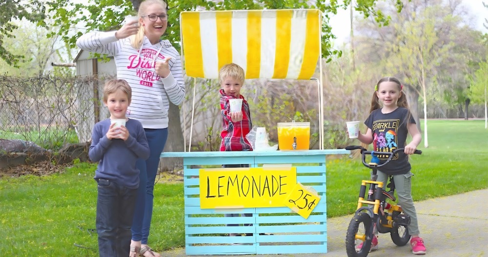 Simple Diy Lemonade Stand For Kids